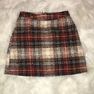 Plaid skirt